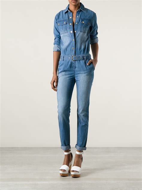 michael kors jeans dames|Michael Kors jean jumpsuit.